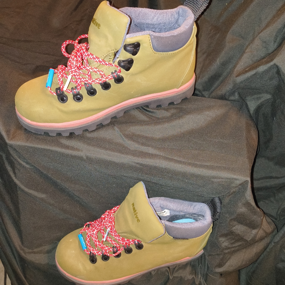 Native Brand Fitzsimmons Fitzroy Citylite Vegan Boots Hikers - Picture 2 of 8